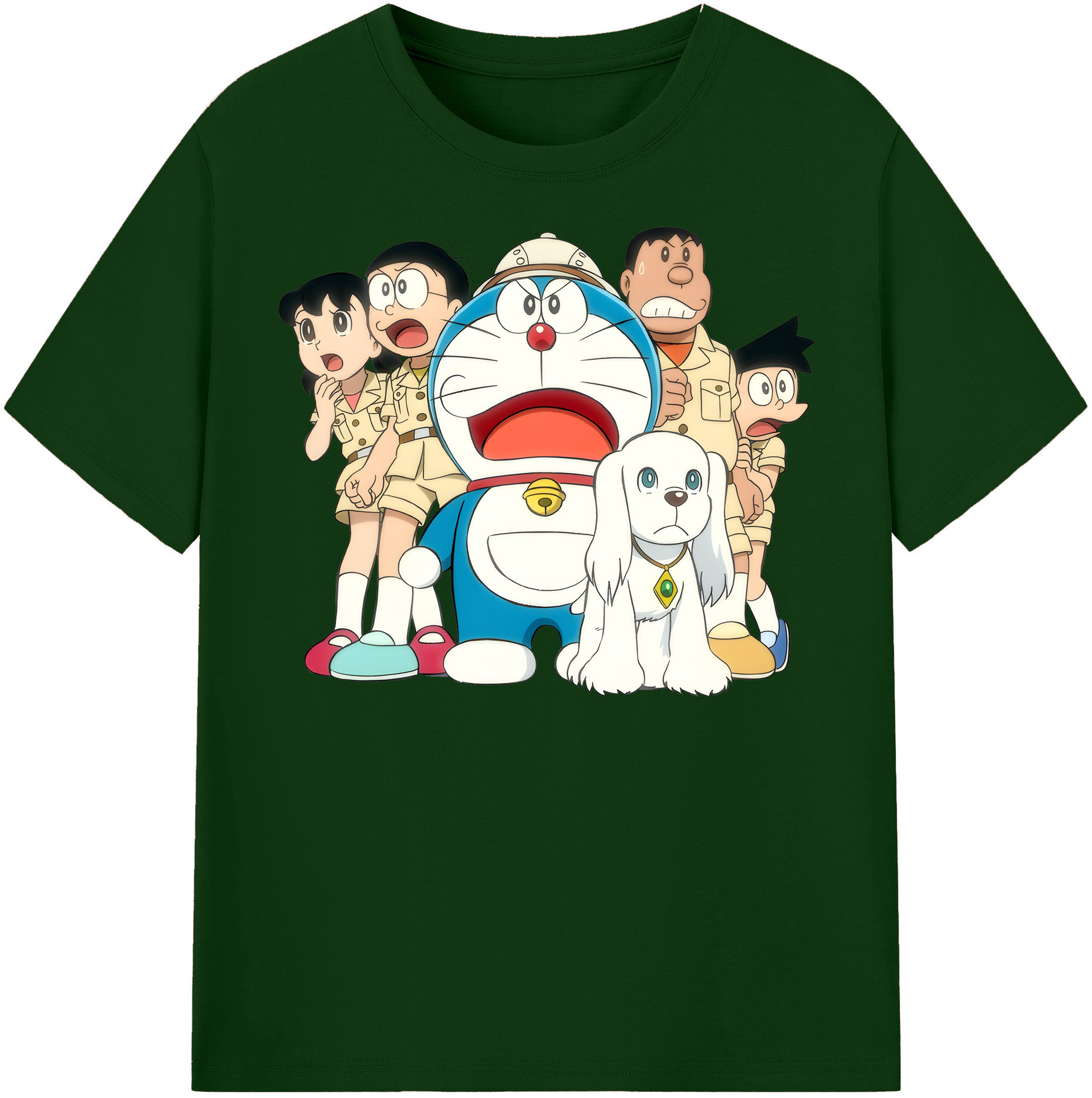 （画像用） ドラえもん Doraemon 綿100％半袖Tシャツ（フロントプリント）